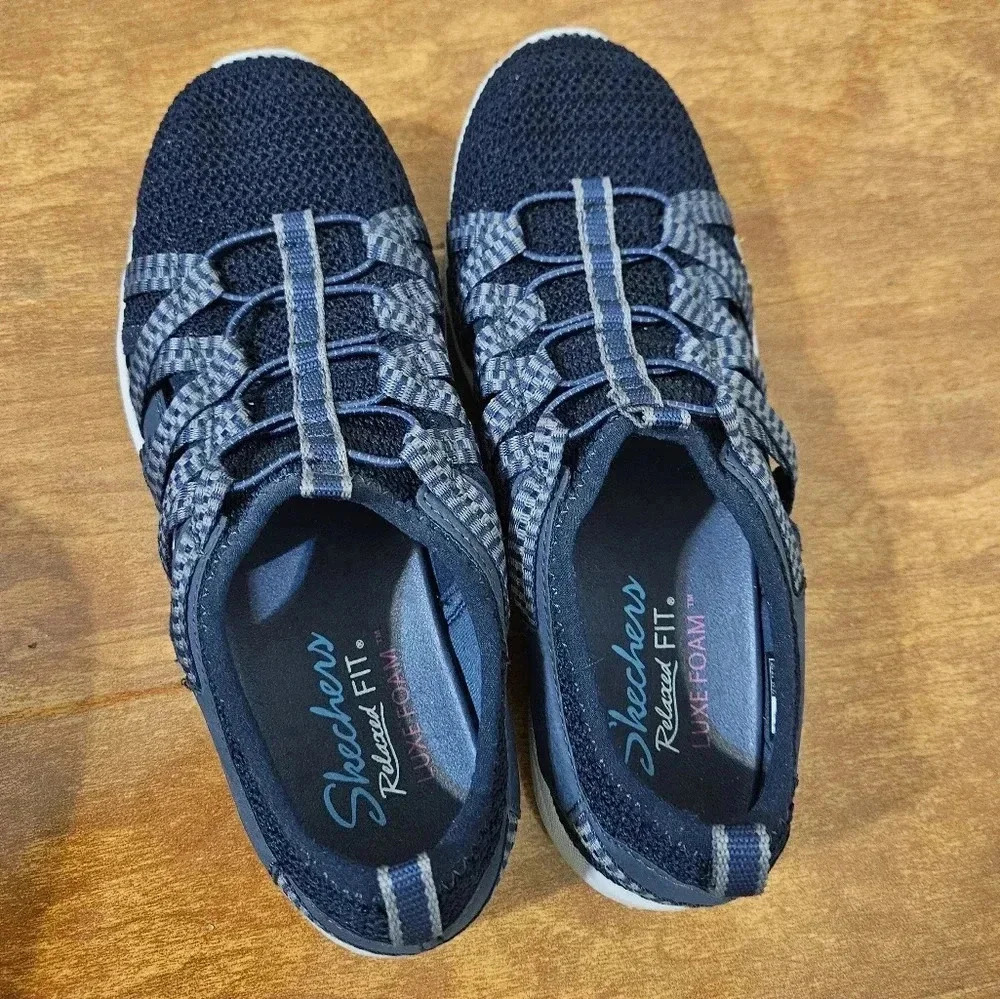 Skechers Luxe Foam Slip On Shoes